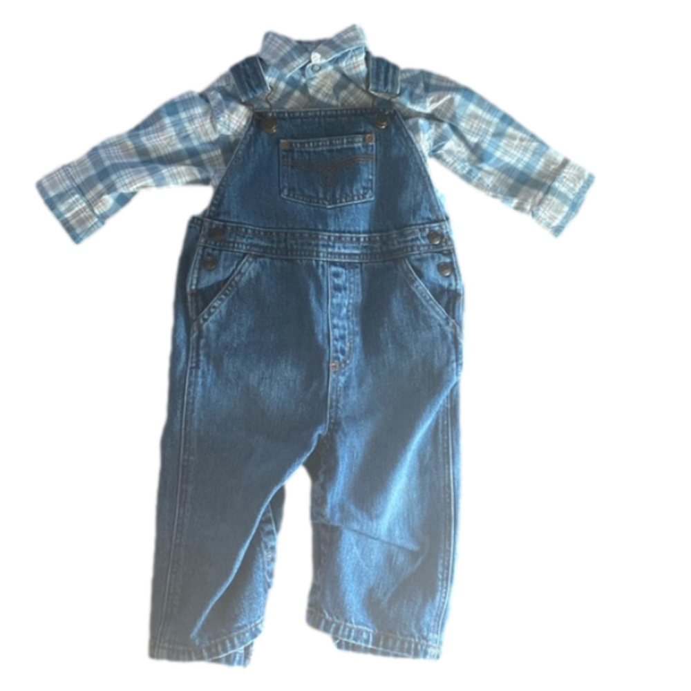 Janie & Jack  overalls set